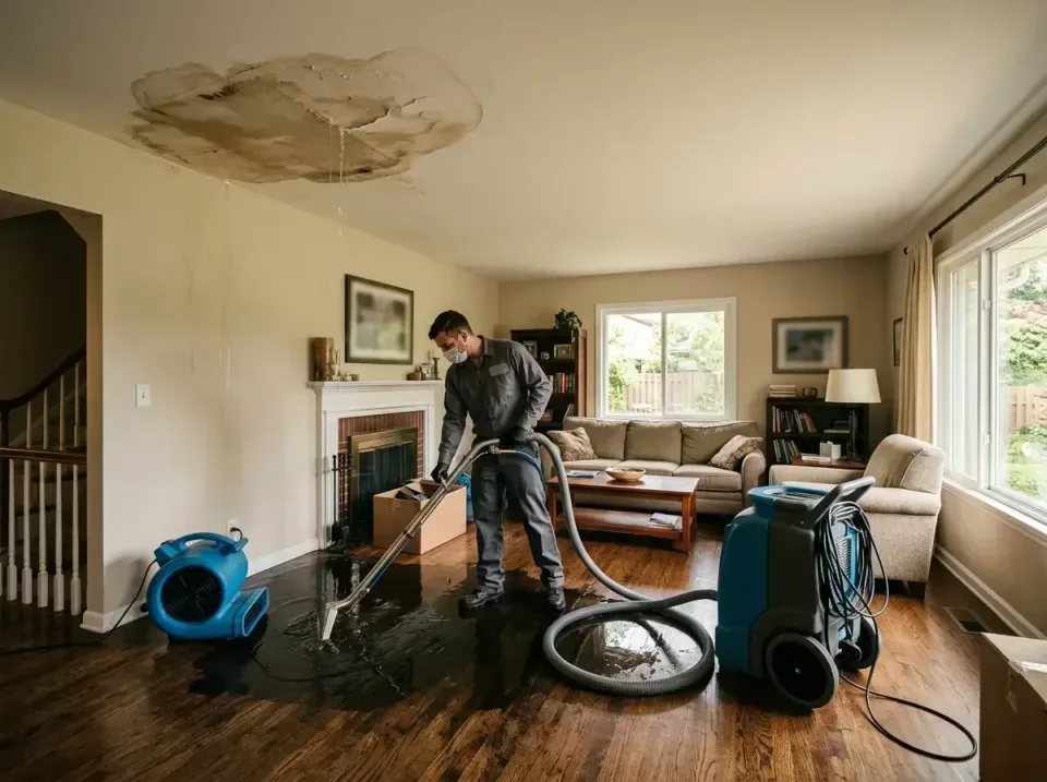 attic-pipe-burst-ceiling-drip-008 — frequently asked questions, Water Damage Restoration & Carpet Care in Newport East, RI